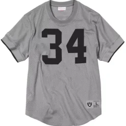Apparel Mitchell & Ness T-Shirts & Tops-Name & Number Mesh Top Los Angeles Raiders 1988 Bo Jackson