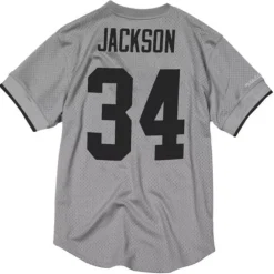 Apparel Mitchell & Ness T-Shirts & Tops-Name & Number Mesh Top Los Angeles Raiders 1988 Bo Jackson