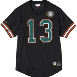 Apparel Mitchell & Ness T-Shirts & Tops-Name & Number Mesh Top Miami Dolphins 1990 Dan Marino