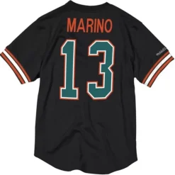Apparel Mitchell & Ness T-Shirts & Tops-Name & Number Mesh Top Miami Dolphins 1990 Dan Marino