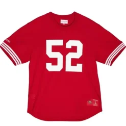 Apparel Mitchell & Ness T-Shirts & Tops-Name & Number Mesh Top San Francisco 49Ers 2007 Patrick Willis
