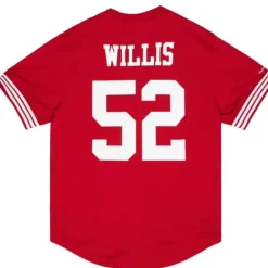 Apparel Mitchell & Ness T-Shirts & Tops-Name & Number Mesh Top San Francisco 49Ers 2007 Patrick Willis