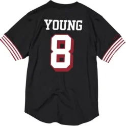 Apparel Mitchell & Ness T-Shirts & Tops-Name & Number Mesh Top San Francisco 49Ers 1994 Steve Young