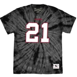 Apparel Mitchell & Ness T-Shirts & Tops-Name & Number Spider Tee Atlanta Falcons 1992 Deion Sanders