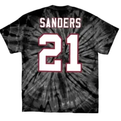 Apparel Mitchell & Ness T-Shirts & Tops-Name & Number Spider Tee Atlanta Falcons 1992 Deion Sanders