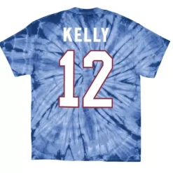 Apparel Mitchell & Ness T-Shirts & Tops-Name & Number Spider Tee Buffalo Bills 1990 Jim Kelly