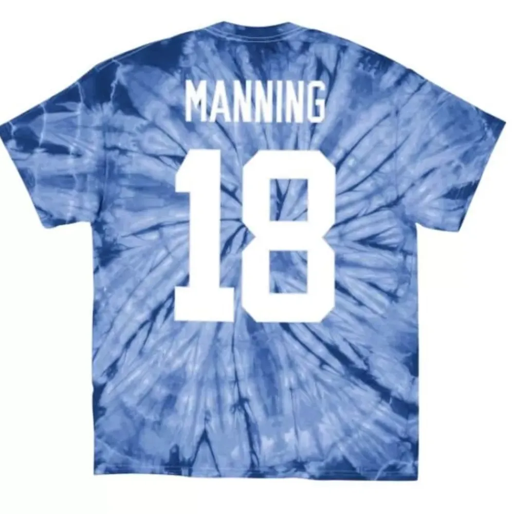 Apparel Mitchell & Ness T-Shirts & Tops-Name & Number Spider Tee Indianapolis Colts 2006 Peyton Manning