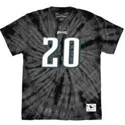 Apparel Mitchell & Ness T-Shirts & Tops-Name & Number Spider Tee Philadelphia Eagles 2004 Brian Dawkins