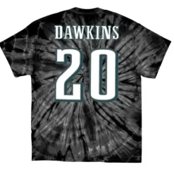 Apparel Mitchell & Ness T-Shirts & Tops-Name & Number Spider Tee Philadelphia Eagles 2004 Brian Dawkins