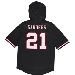 Apparel Mitchell & Ness Hoodies & Sweatshirts-Name & Number Ss Hoodie Atlanta Falcons 1989 Deion Sanders