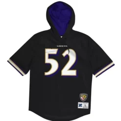 Apparel Mitchell & Ness Hoodies & Sweatshirts-Name & Number Ss Hoodie Baltimore Ravens 2012 Ray Lewis