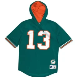 Apparel Mitchell & Ness Hoodies & Sweatshirts-Name & Number Ss Hoodie Miami Dolphins 1994 Dan Marino