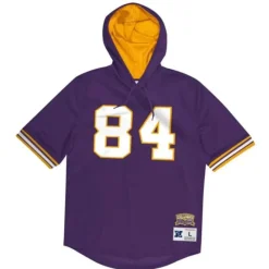 Apparel Mitchell & Ness Hoodies & Sweatshirts-Name & Number Ss Hoodie Minnesota Vikings 2000 Randy Moss