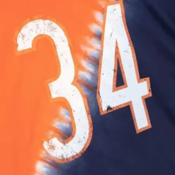 Apparel Mitchell & Ness T-Shirts & Tops-Name & Number Ss Tie Dye Top Chicago Bears Walter Payton