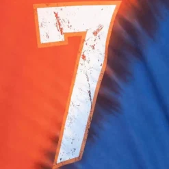 Apparel Mitchell & Ness T-Shirts & Tops-Name & Number Ss Tie Dye Top Denver Broncos John Elway
