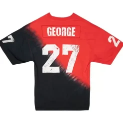Apparel Mitchell & Ness T-Shirts & Tops-Name & Number Ss Tie Dye Top Ohio State Eddie George