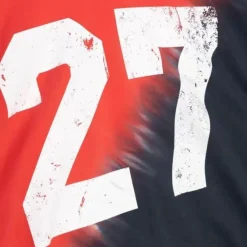 Apparel Mitchell & Ness T-Shirts & Tops-Name & Number Ss Tie Dye Top Ohio State Eddie George