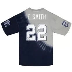 Apparel Mitchell & Ness T-Shirts & Tops-Name & Number Ss Tie Dye Top Dallas Cowboys Emmitt Smith