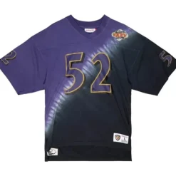 Apparel Mitchell & Ness T-Shirts & Tops-Name & Number Ss Tie Dye Top Baltimore Ravens Ray Lewis