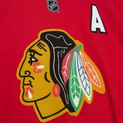 Apparel Mitchell & Ness T-Shirts & Tops-Name & Number Tee Chicago Blackhawks Chris Chelios