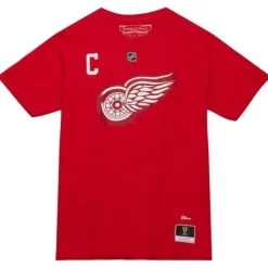 Apparel Mitchell & Ness T-Shirts & Tops-Name & Number Tee Detroit Red Wings Gordie Howe