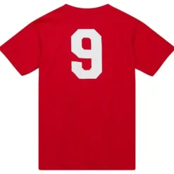 Apparel Mitchell & Ness T-Shirts & Tops-Name & Number Tee Detroit Red Wings Gordie Howe