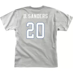 Apparel Mitchell & Ness T-Shirts & Tops-Name & Number Tee Detroit Lions Barry Sanders
