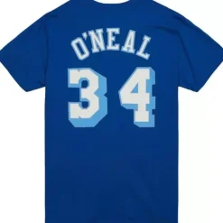 Apparel Mitchell & Ness T-Shirts & Tops-Name & Number Tee Los Angeles Lakers 1996-97 Shaquille O'Neal