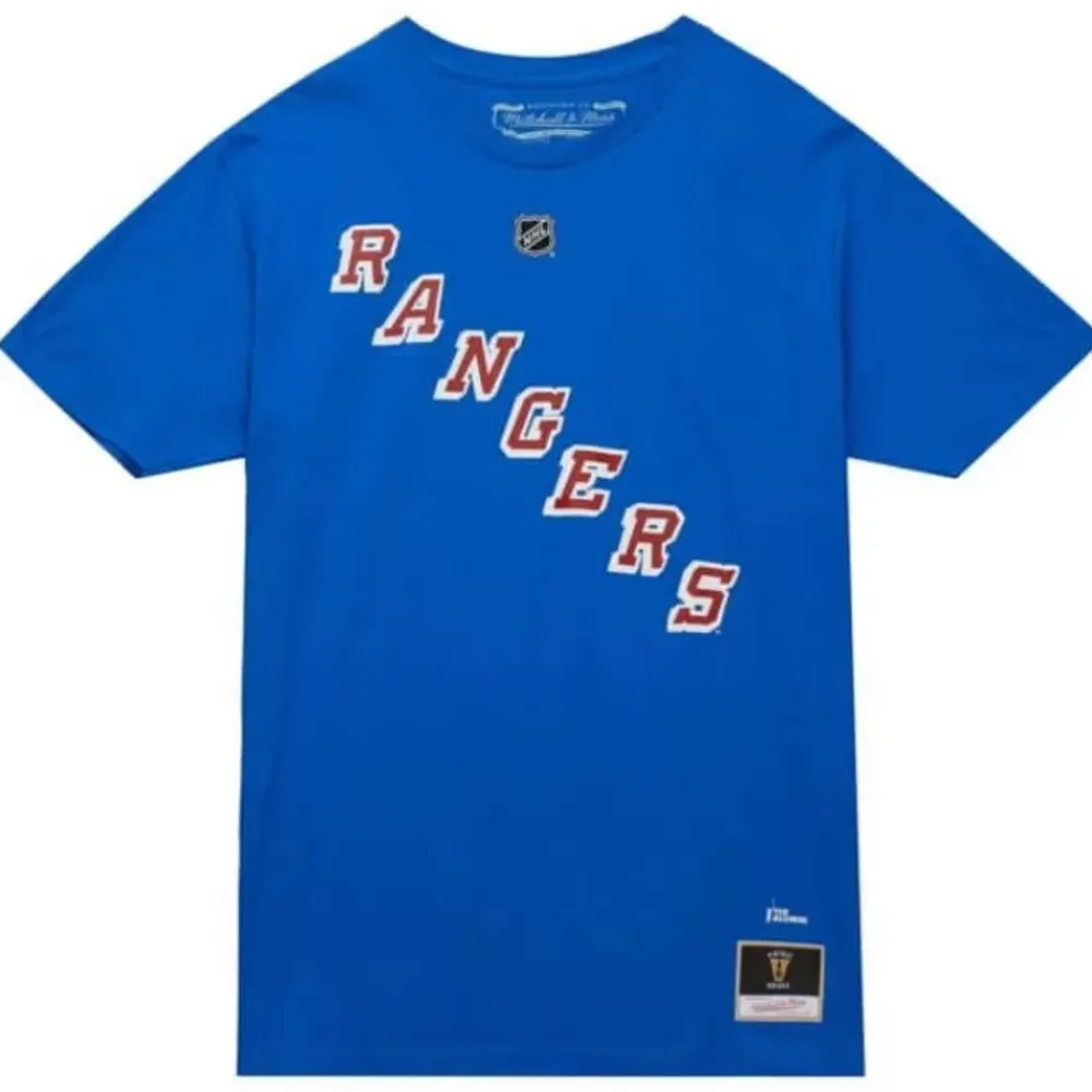 Apparel Mitchell & Ness T-Shirts & Tops-Name & Number Tee New York Rangers Mike Richter