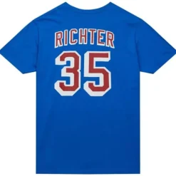 Apparel Mitchell & Ness T-Shirts & Tops-Name & Number Tee New York Rangers Mike Richter