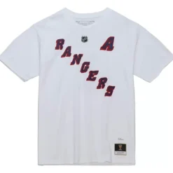 Apparel Mitchell & Ness T-Shirts & Tops-Name & Number Tee New York Rangers Brian Leetch