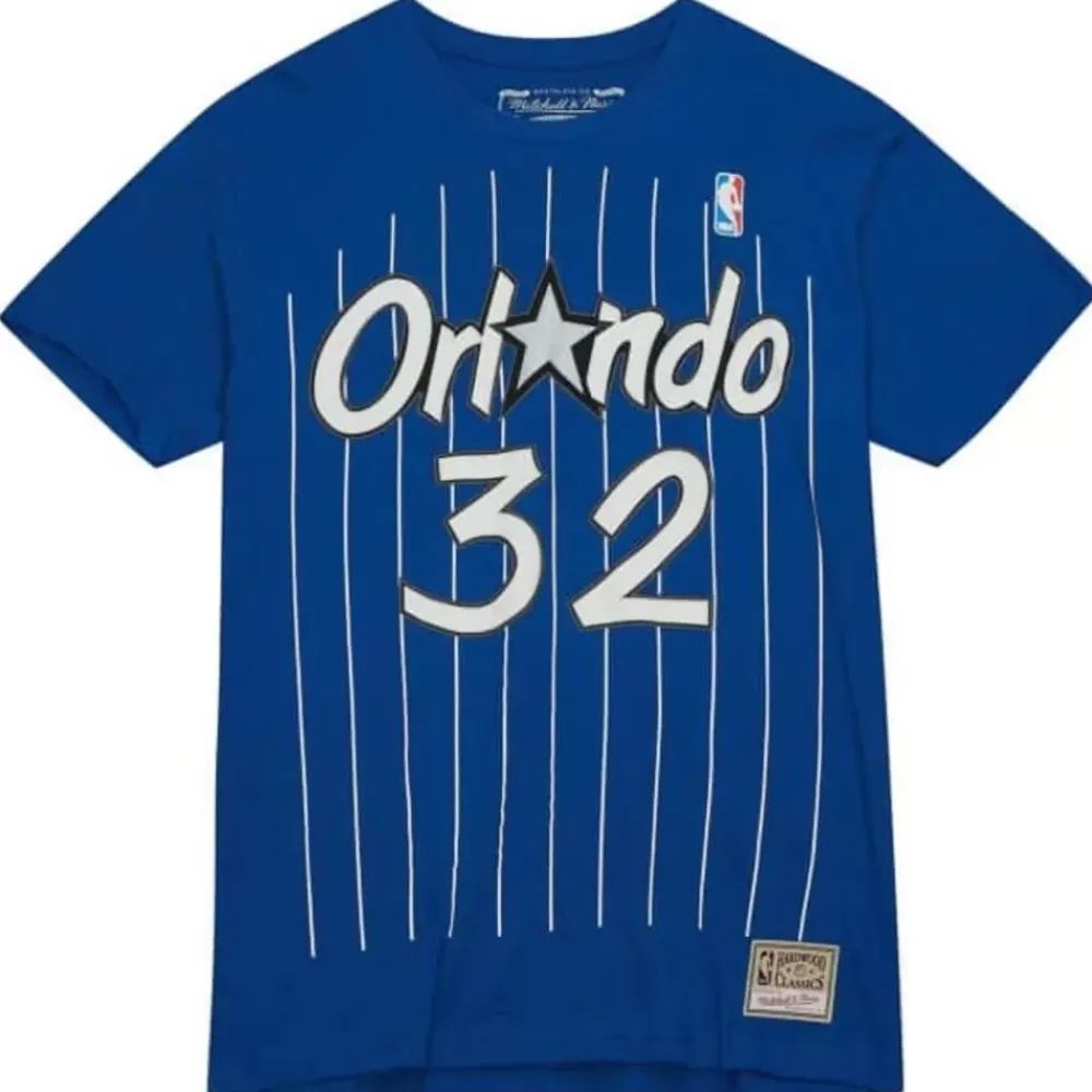 Apparel Mitchell & Ness T-Shirts & Tops-Name & Number Tee Orlando Magic 1996-97 Shaquille O'Neal