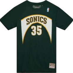Apparel Mitchell & Ness T-Shirts & Tops-Name & Number Tee Seattle Supersonics 2007-08 Kevin Durant