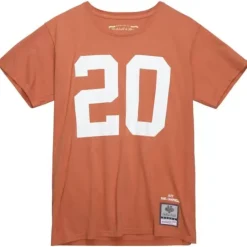 Apparel Mitchell & Ness T-Shirts & Tops-Name & Number Tee University Of Texas At Austin 1977 Earl Campbell