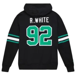 Apparel Mitchell & Ness Hoodies & Sweatshirts-Name And Number Fleece Hoodie Philadelphia Eagles 1990 Reggie White