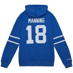 Apparel Mitchell & Ness Hoodies & Sweatshirts-Name And Number Fleece Hoodie Indianapolis Colts 2006 Peyton Manning