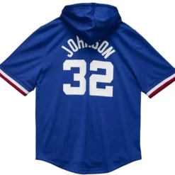 Apparel Mitchell & Ness T-Shirts & Tops-Name And Number Mesh Hoody All Star West 1985-86 Magic Johnson