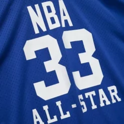 Apparel Mitchell & Ness T-Shirts & Tops-Name And Number Mesh Hoody All Star West 1985-86 Kareem Abdul-Jabbar