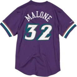 Apparel Mitchell & Ness T-Shirts & Tops-Name And Number Mesh Top Utah Jazz 1996-97 Karl Malone