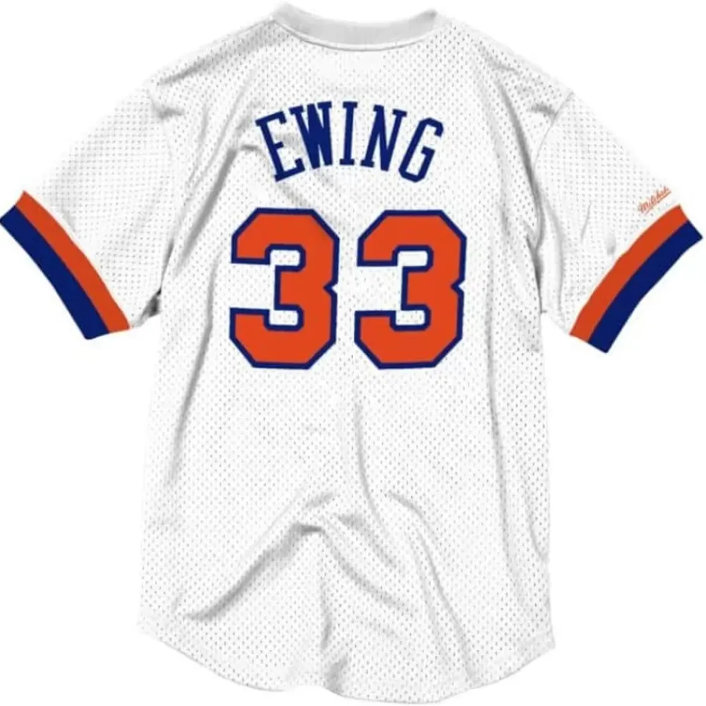 Apparel Mitchell & Ness T-Shirts & Tops-Name And Number Mesh Top New York Knicks 1996-97 Patrick Ewing