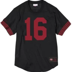 Apparel Mitchell & Ness T-Shirts & Tops-Name And Number Mesh Top San Francisco 49Ers 1990 Joe Montana