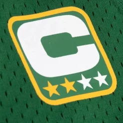 Apparel Mitchell & Ness T-Shirts & Tops-Name And Number Mesh Top Green Bay Packers 2010 Charles Woodson