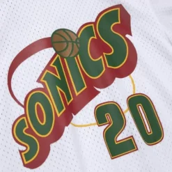 Apparel Mitchell & Ness T-Shirts & Tops-Name And Number Mesh Top Seattle Supersonics 1996-97 Gary Payton