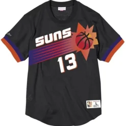 Apparel Mitchell & Ness T-Shirts & Tops-Name And Number Mesh Top Phoenix Suns 1996-97 Steve Nash