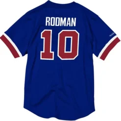 Apparel Mitchell & Ness T-Shirts & Tops-Name And Number Mesh Top Detroit Pistons 1989-90 Dennis Rodman