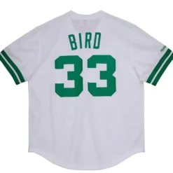 Apparel Mitchell & Ness T-Shirts & Tops-Name And Number Mesh Top Boston Celtics 1986-87 Larry Bird