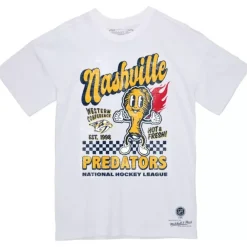 Apparel Mitchell & Ness T-Shirts & Tops-Nashville Chicken Tee Nashville Predators