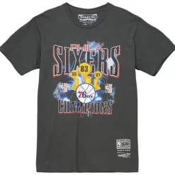 Apparel Mitchell & Ness T-Shirts & Tops-Nba Playoffs Tee 76Ers
