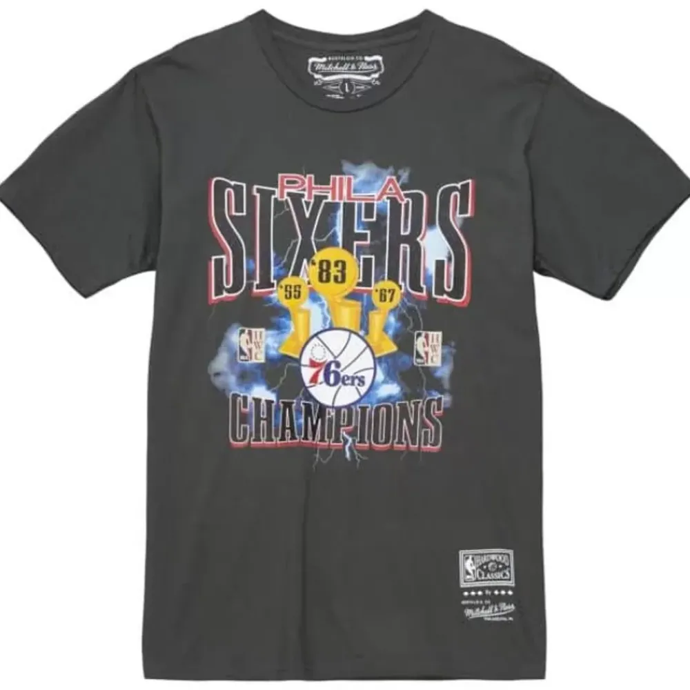 Apparel Mitchell & Ness T-Shirts & Tops-Nba Playoffs Tee 76Ers