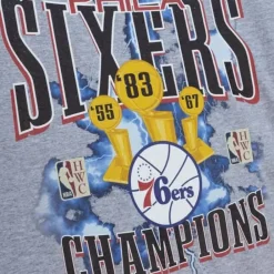 Apparel Mitchell & Ness T-Shirts & Tops-Nba Playoffs Tee 76Ers